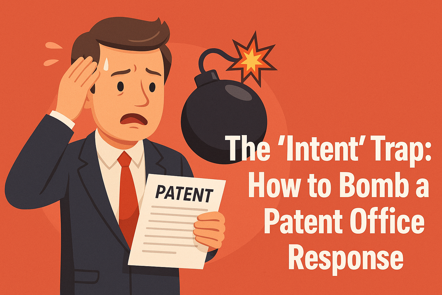 The “Intent” Trap: How to Bomb a Patent Office Response