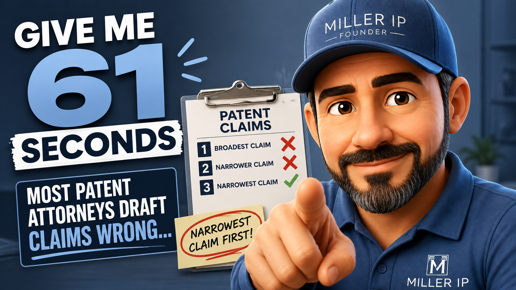 Most patent attorneys draft claims wrong....