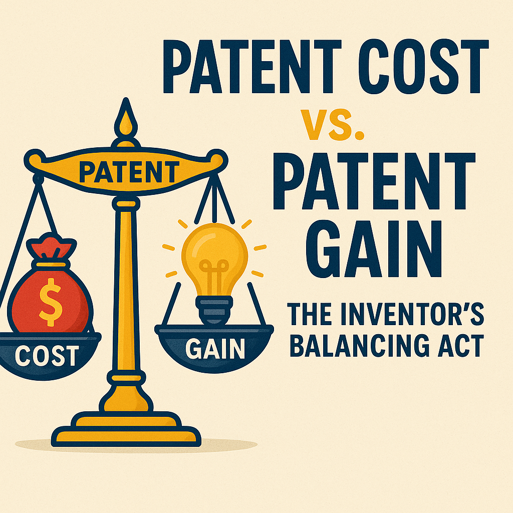 Patent Cost vs. Patent Gain: The Inventor’s Balancing Act