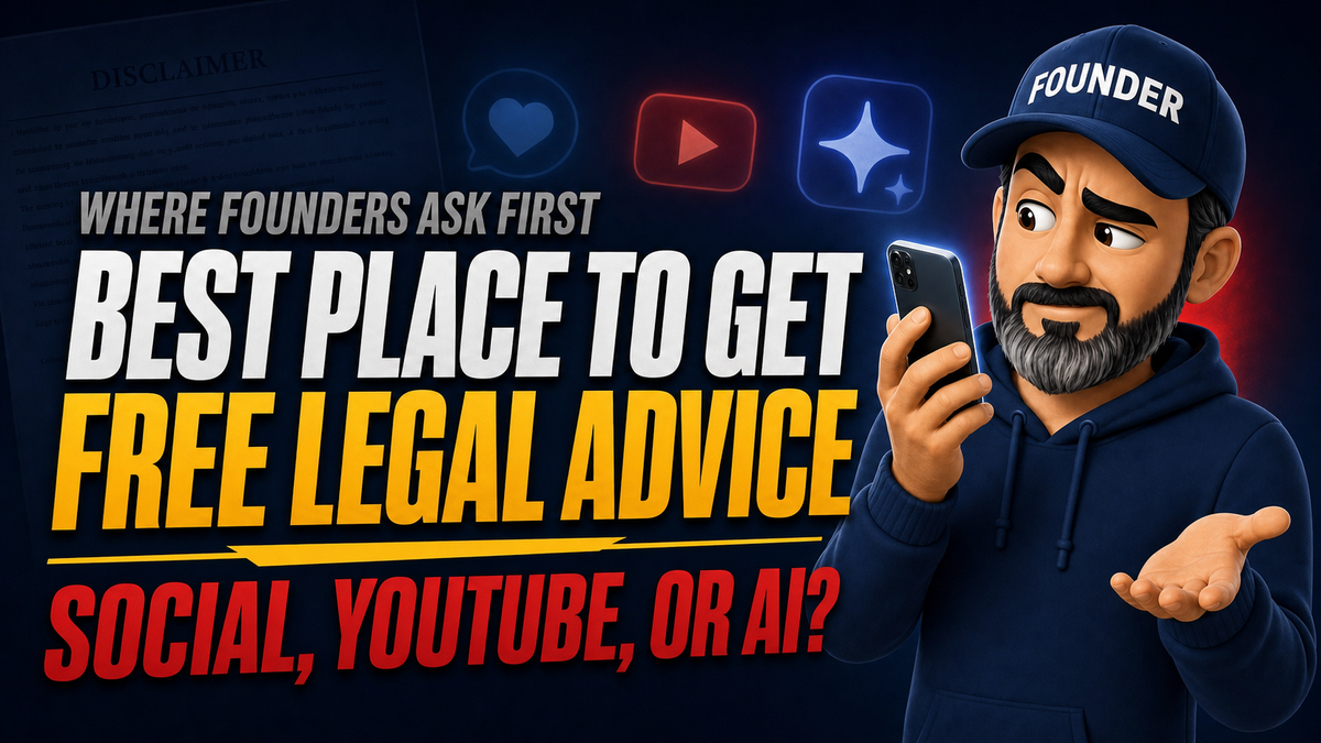 ⚖️ Free Legal Advice: Social Media, YouTube, or AI?