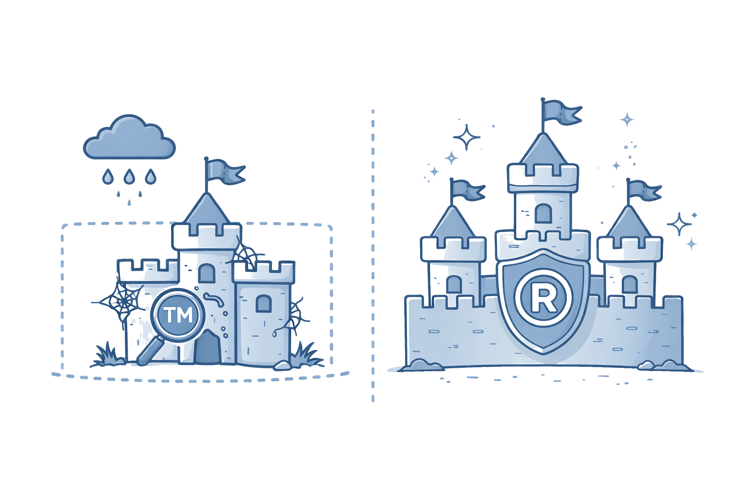 ™️ Common Law (Unregistered) vs. ® Registered Trademarks: What Business Owners Get Wrong