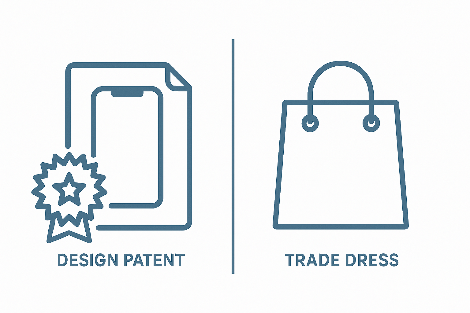 🧵 Cut from the Same Cloth? How Design Patents Differ from Trade Dress