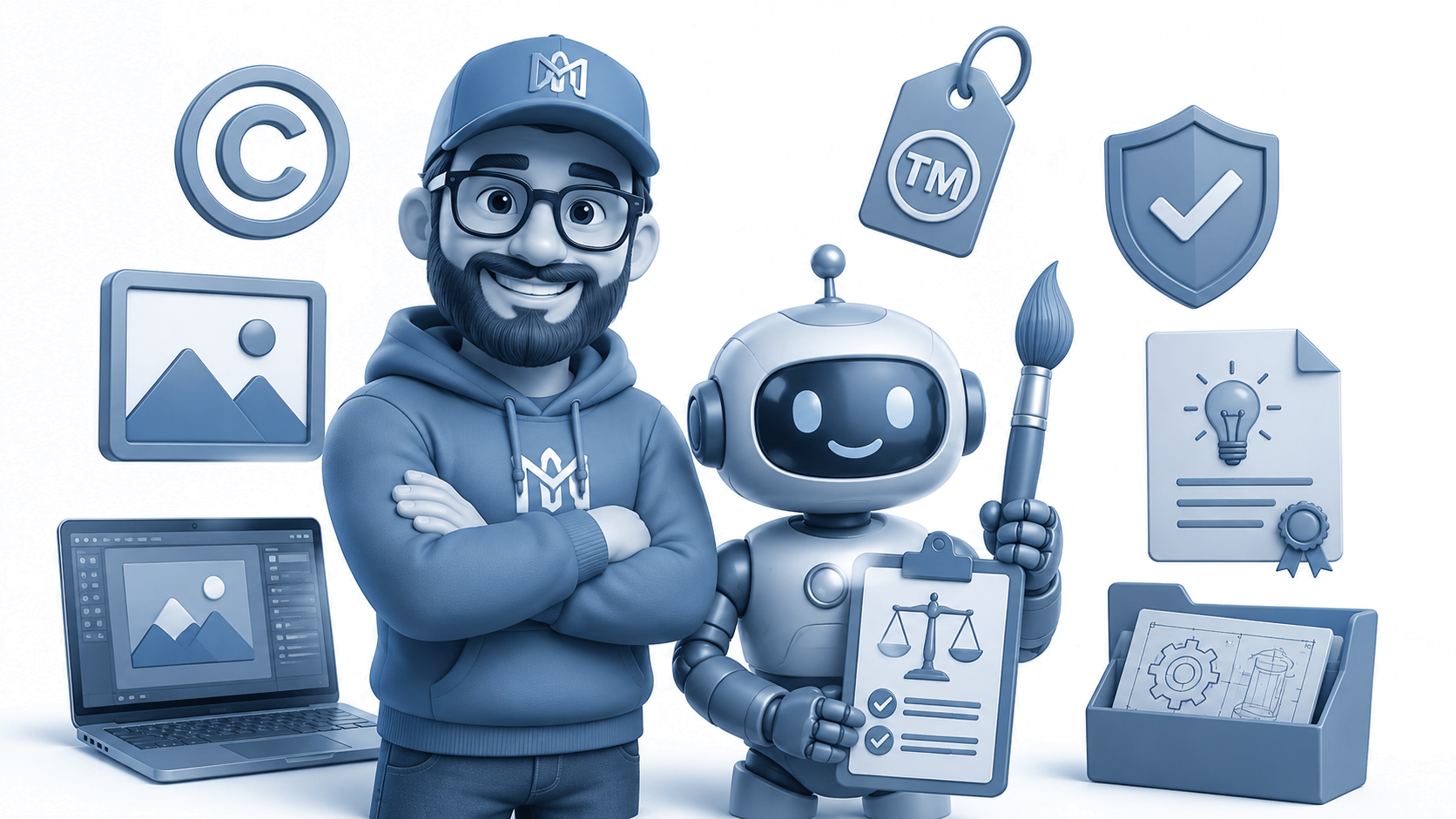 🤖 Can AI-Generated Images Infringe Intellectual Property? The Robot Art Lawyer Problem