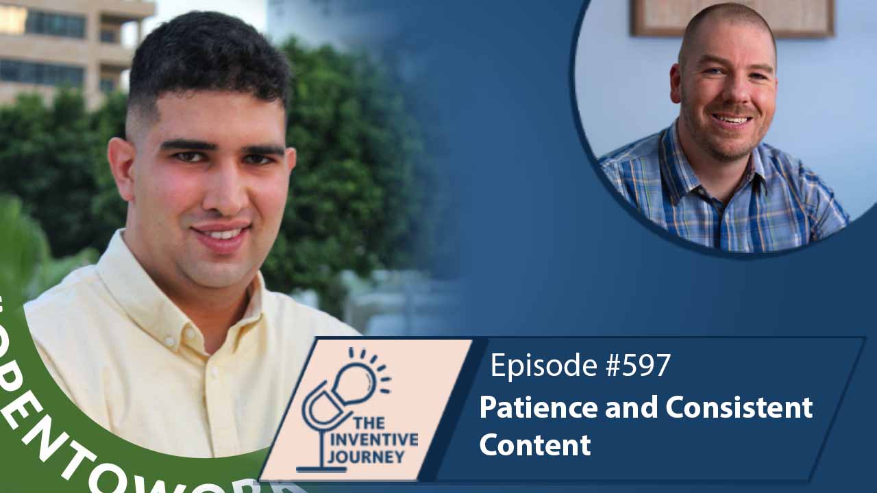 "Patience and Consistent Content" The Podcast For Entrepreneurs w/ Nearchos Nearchou - Miller IP