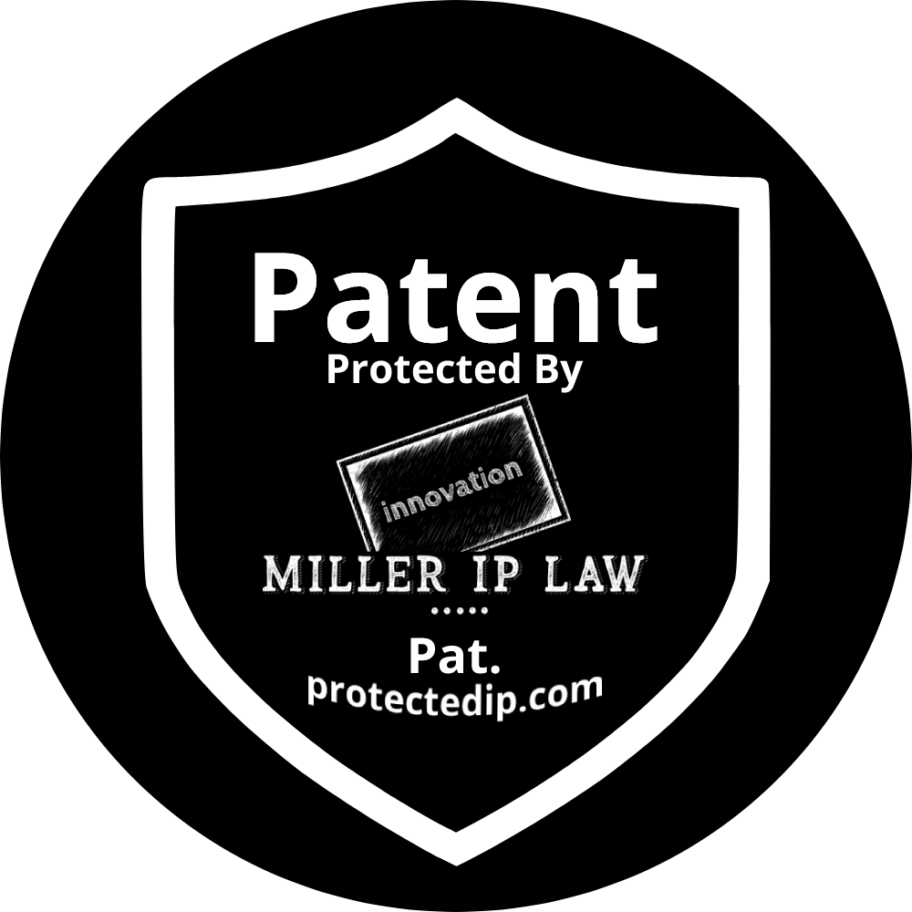 Protected IP Stickers – Patent &amp; Trademark Protection Notice Labels