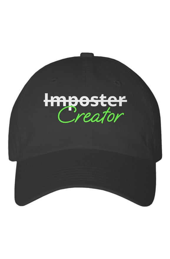 "Creator" Youth Dad Hat with White & Green Lettering