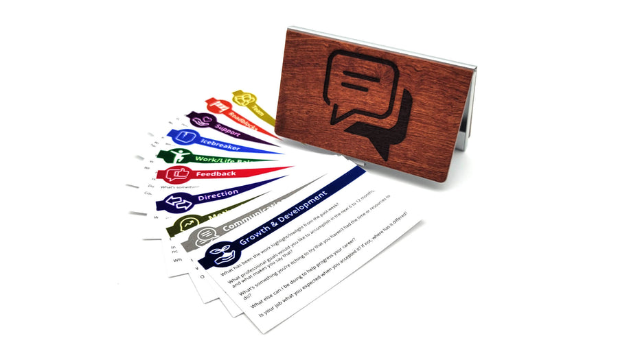 Meeting Starter Cards - Cards with 50 questions to effectively start meetings